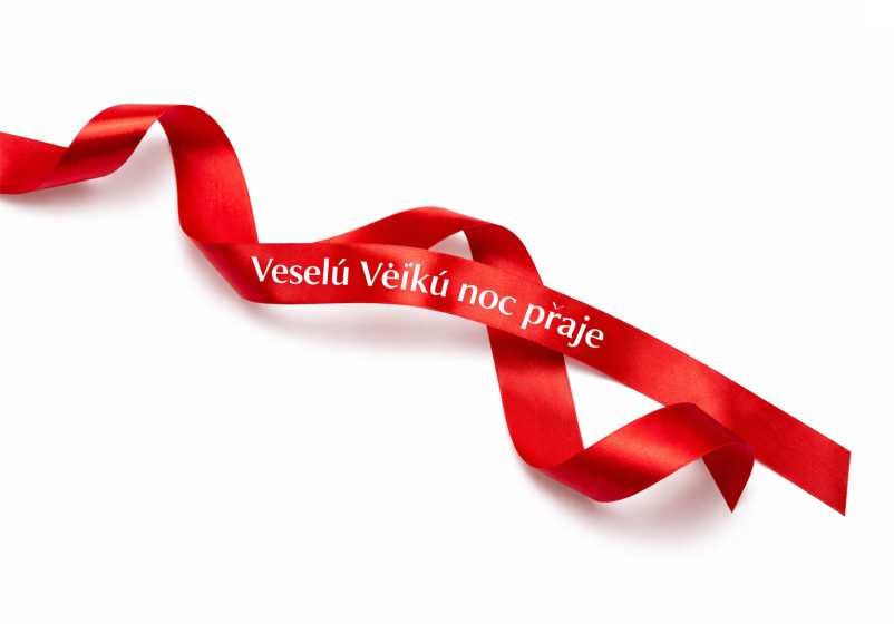 Veľkonočné stuhy s logom